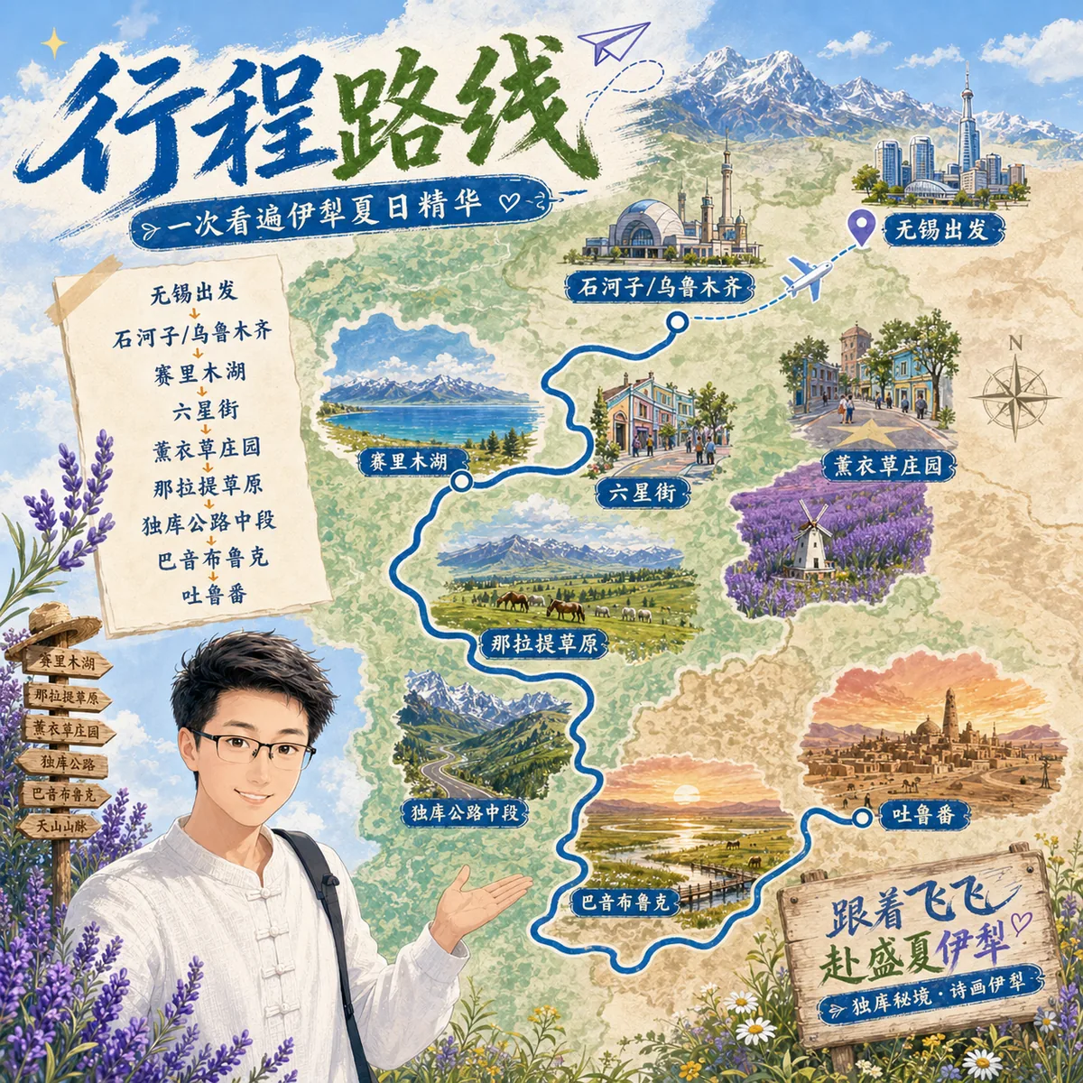 行程路线