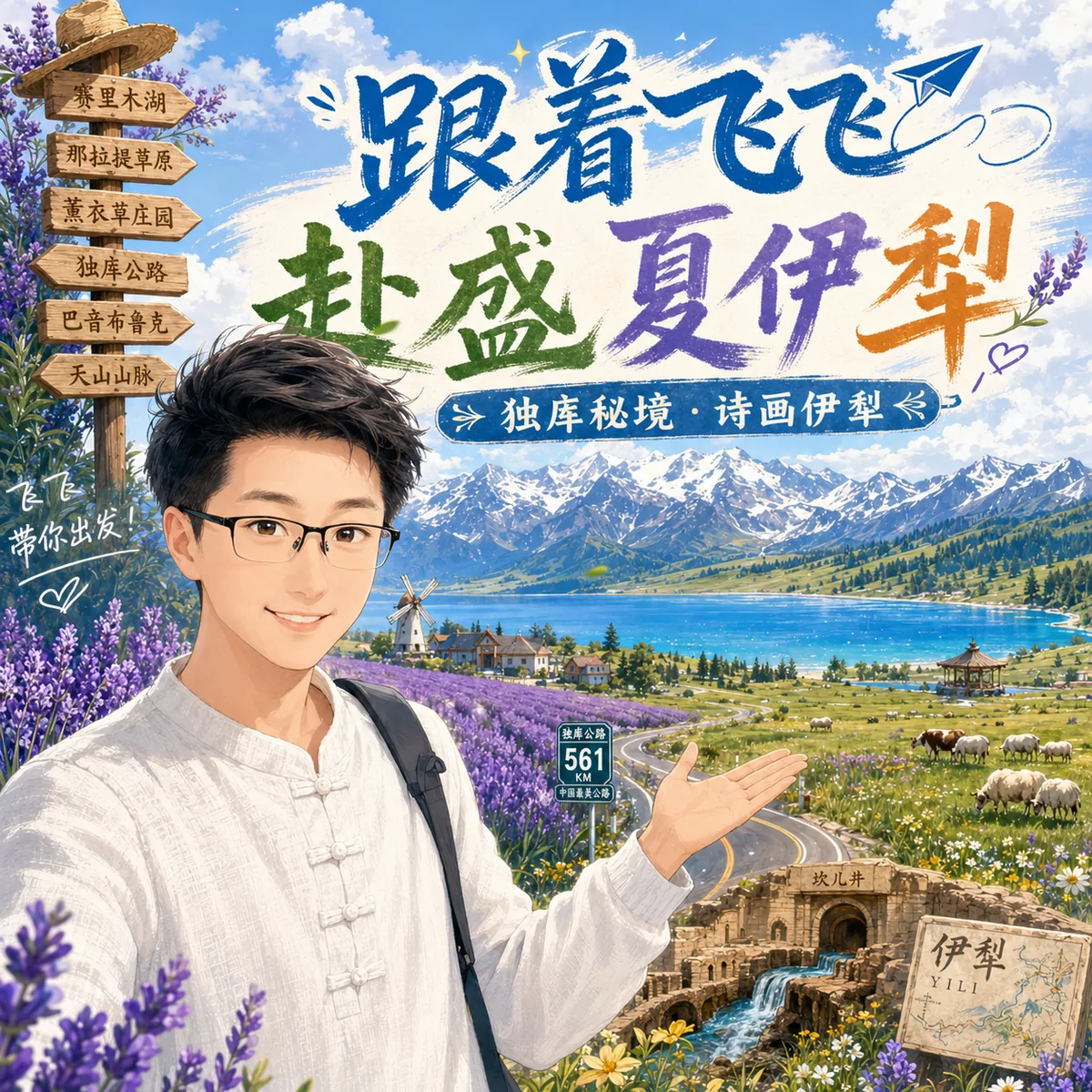 跟着飞飞赴盛夏伊犁