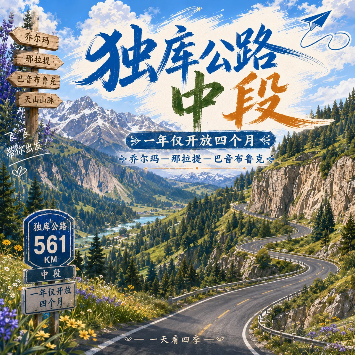 独库公路中段